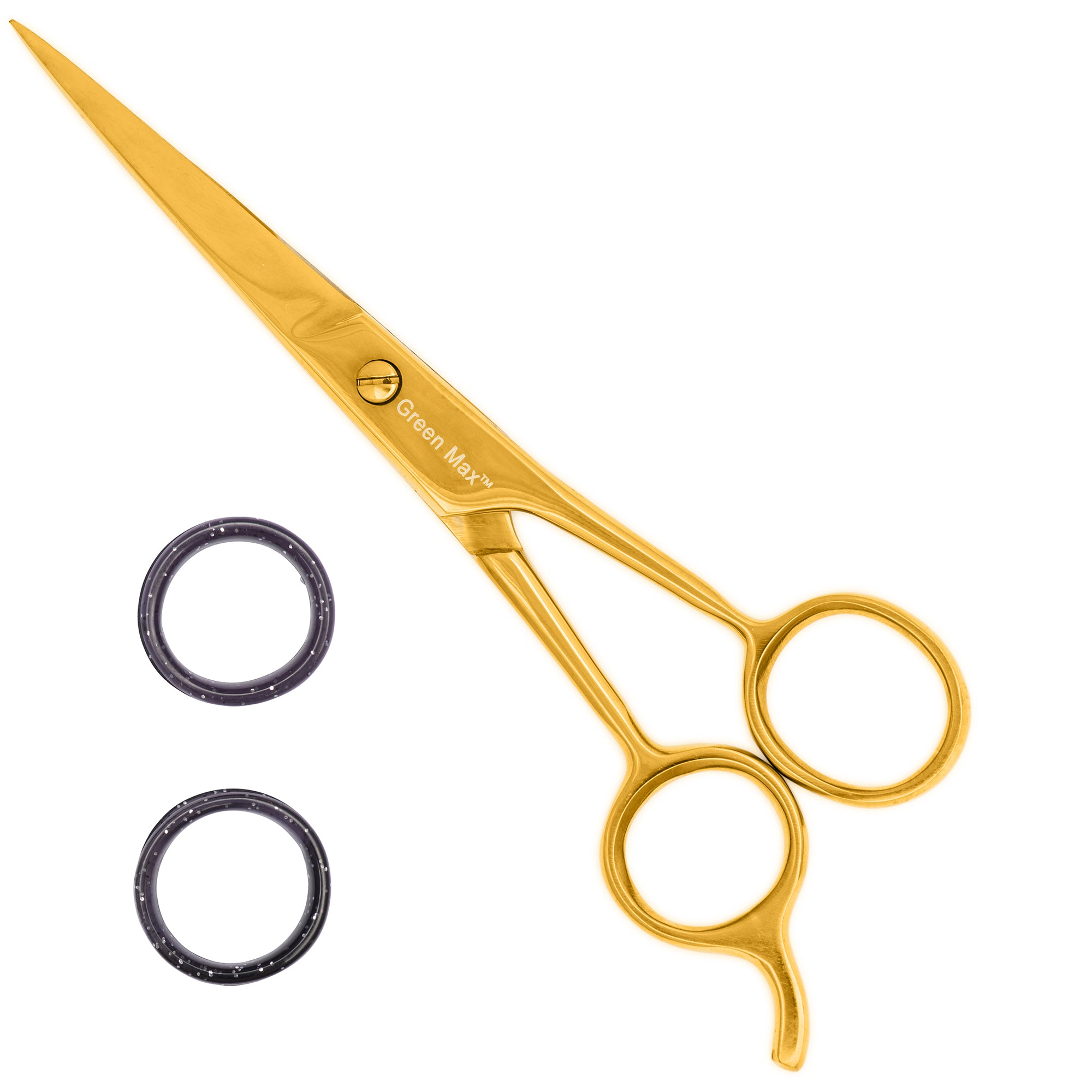 Diamond Beauty Barber Scissors Gold Color Hair Razor Edge Haircut Shears  Stainless Professional 