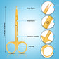 Iris Scissors, Fine Point, Mini Scissors, Straight 4.5”