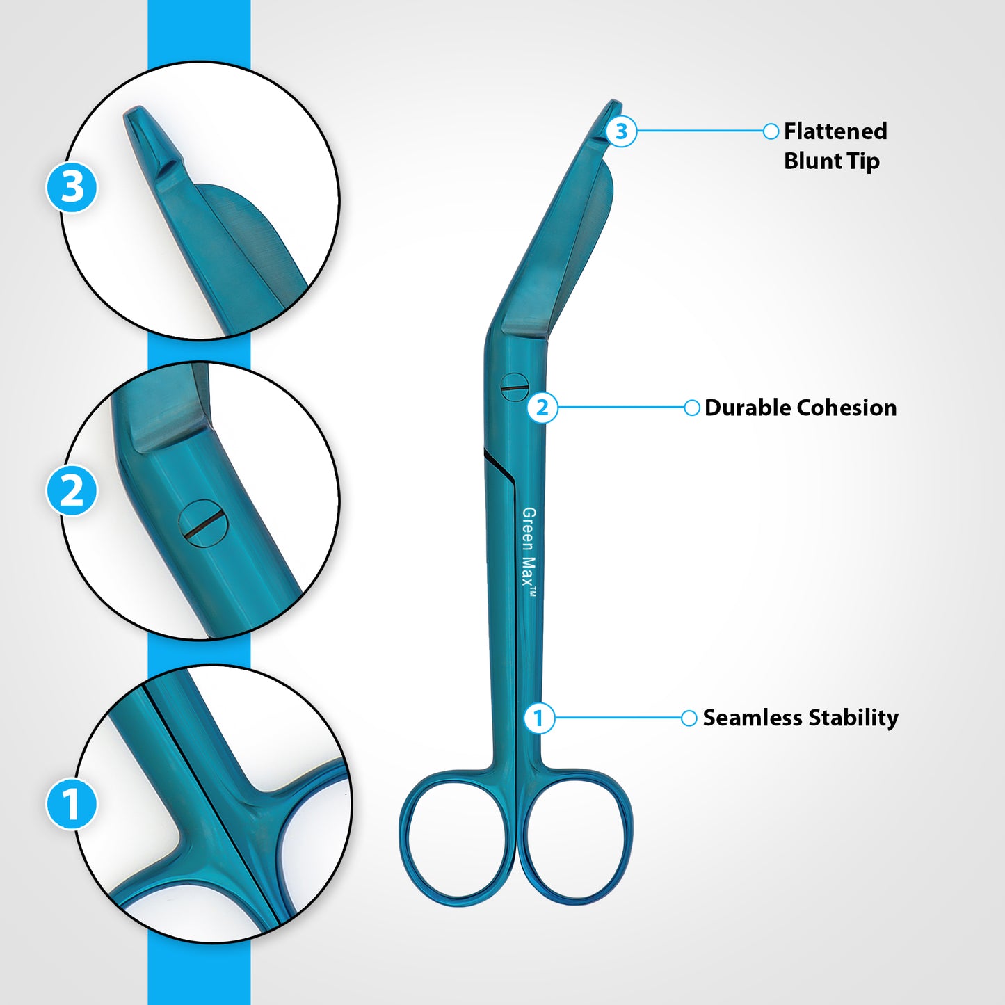 Lister Bandage Scissors, Medical and Nursing Lister Bandage Shears 5.5"