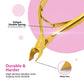 Cuticle Nipper, Pointed Blade, Cuticle Trimmer, Manicure | Pedicure Tool. (GOLD) 4"